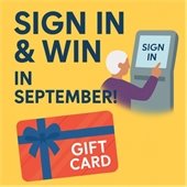 sign in and win graphic