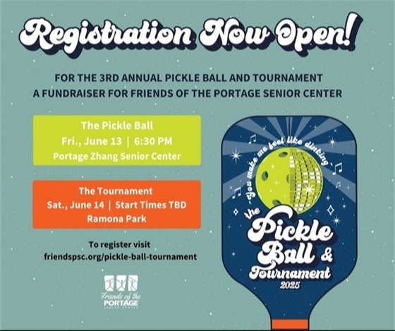 Pickleball Tournament Graphic
