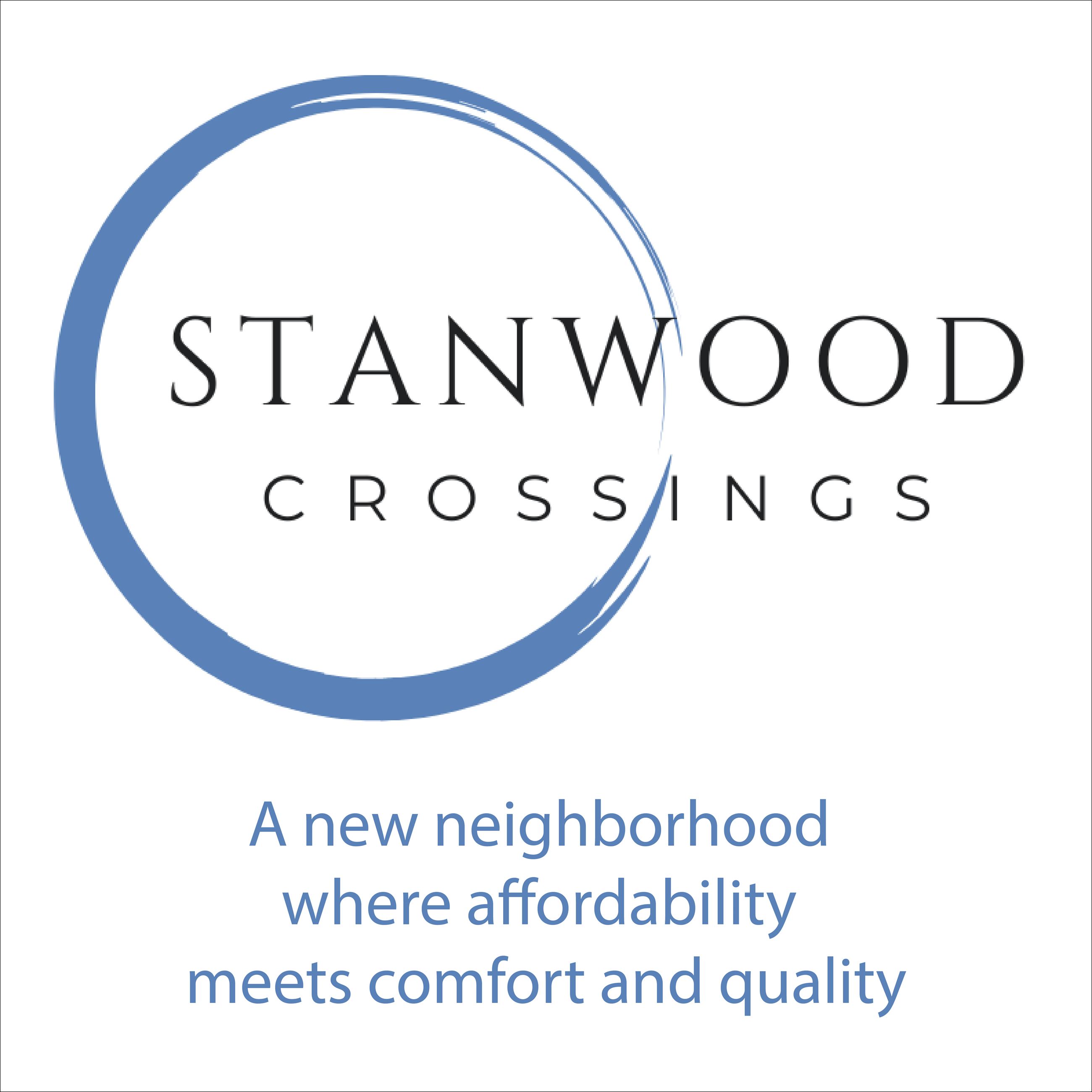 Stanwood Crossings Logo and Tagline