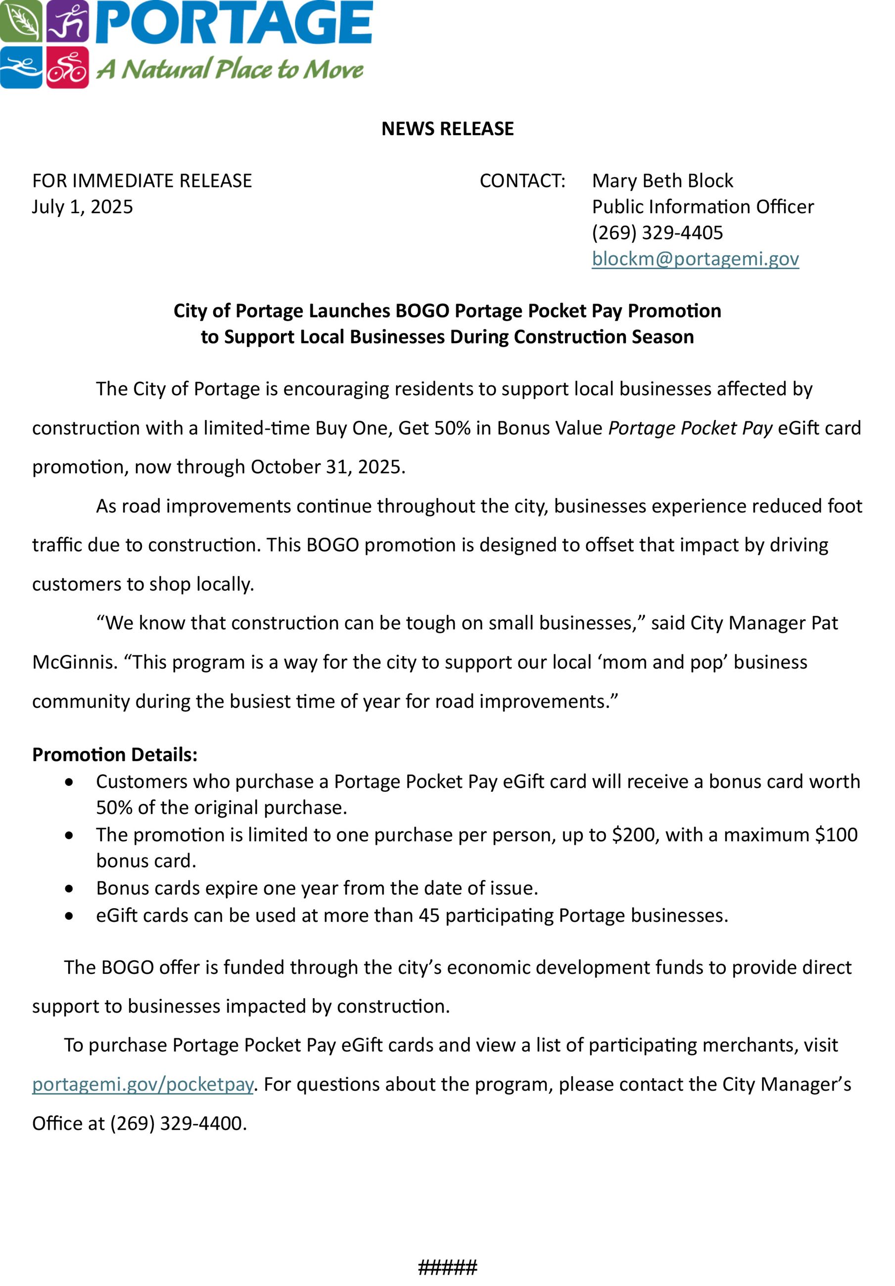 2025 06-25 PPP BOGO50 Construction