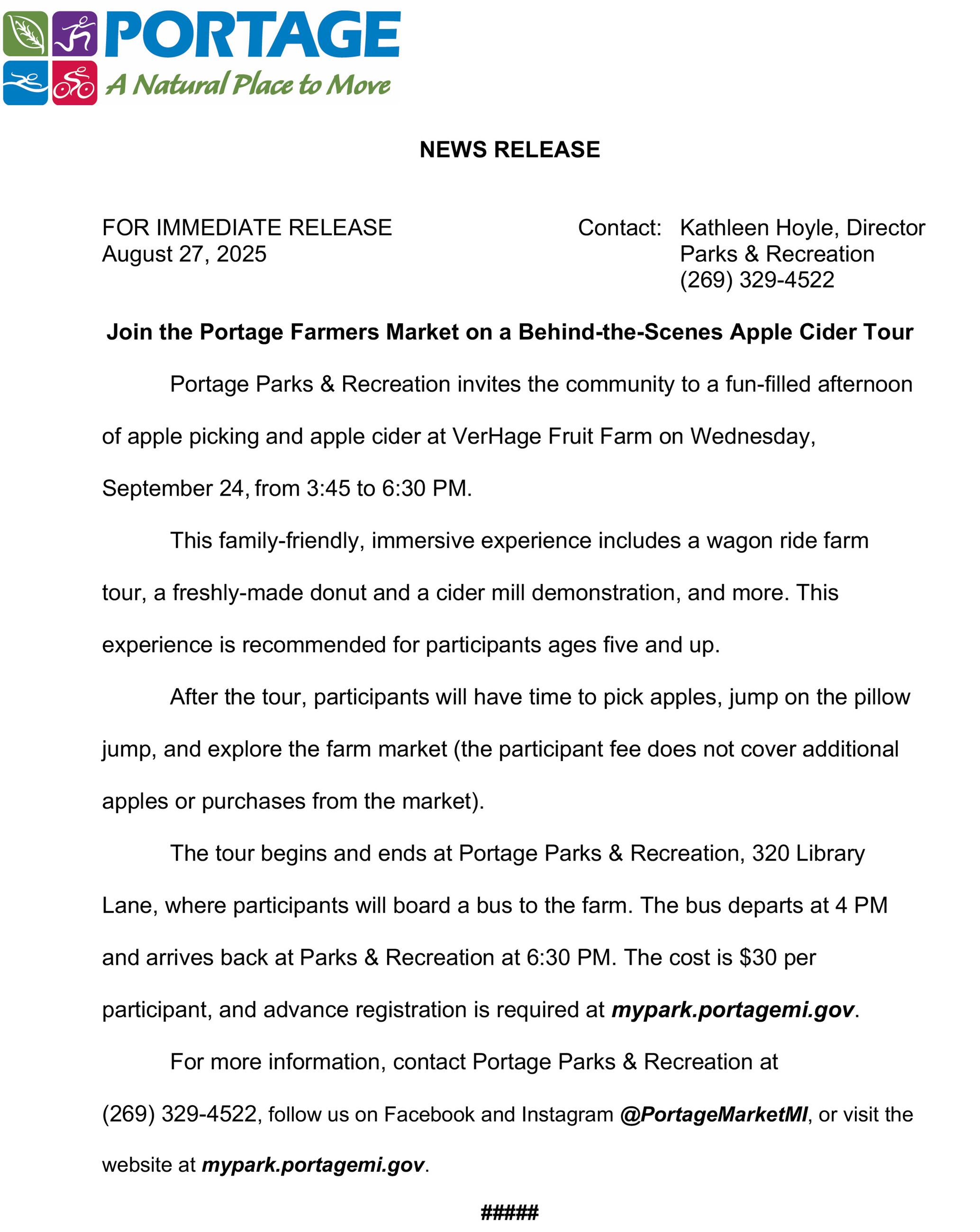 2025 08-27 Farm Tour - Pressing Cider at Verhage Fruit Farms