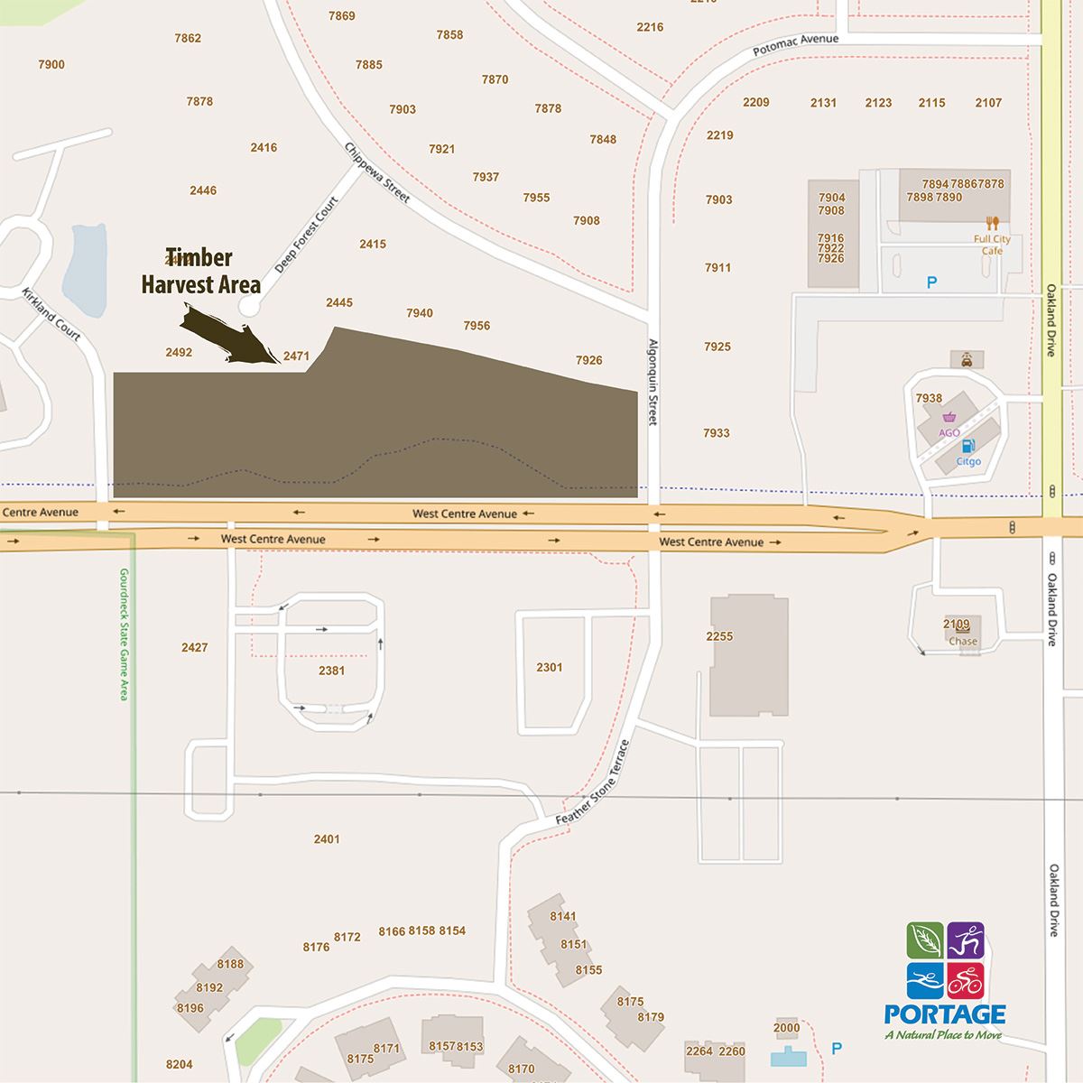 2424 Centre Avenue Fuel Harvest Area