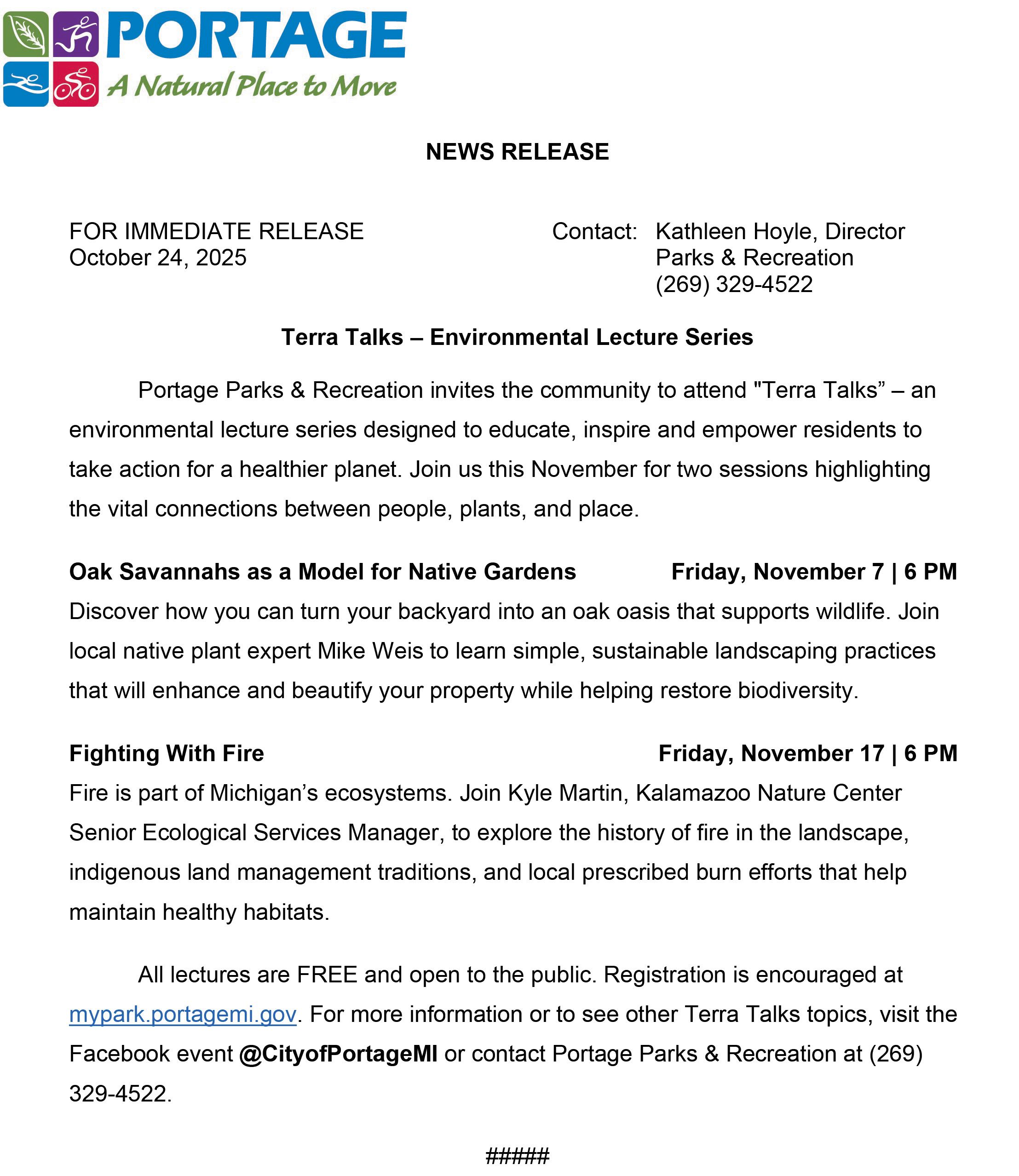 2025 10-24 Terra Talks Lecture Series